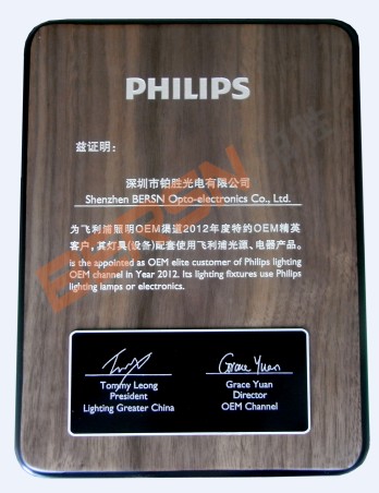 利记 -- PHILIPS正规授权文件